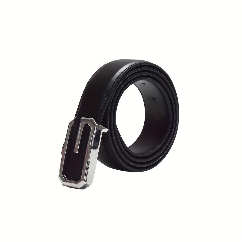 Men's Leather Buckle Belt Jeans Pants Belt