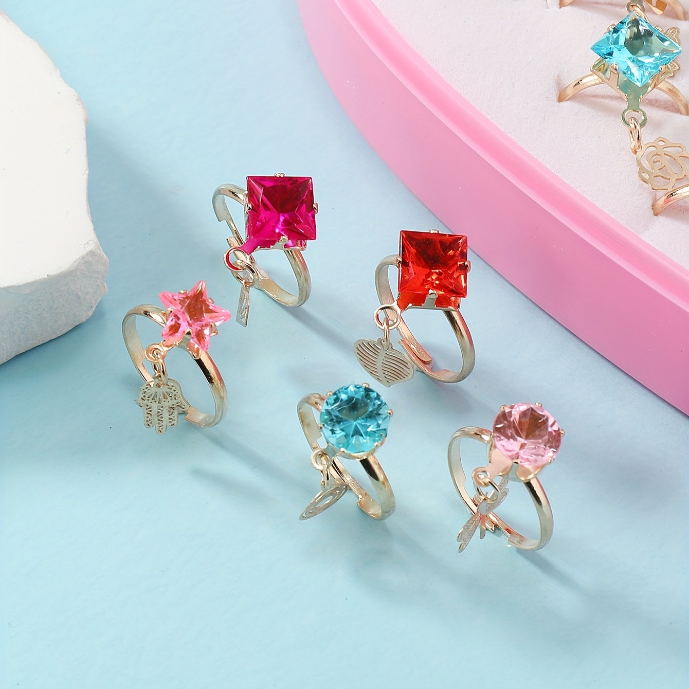 Order kids' jewelry with gemstones
