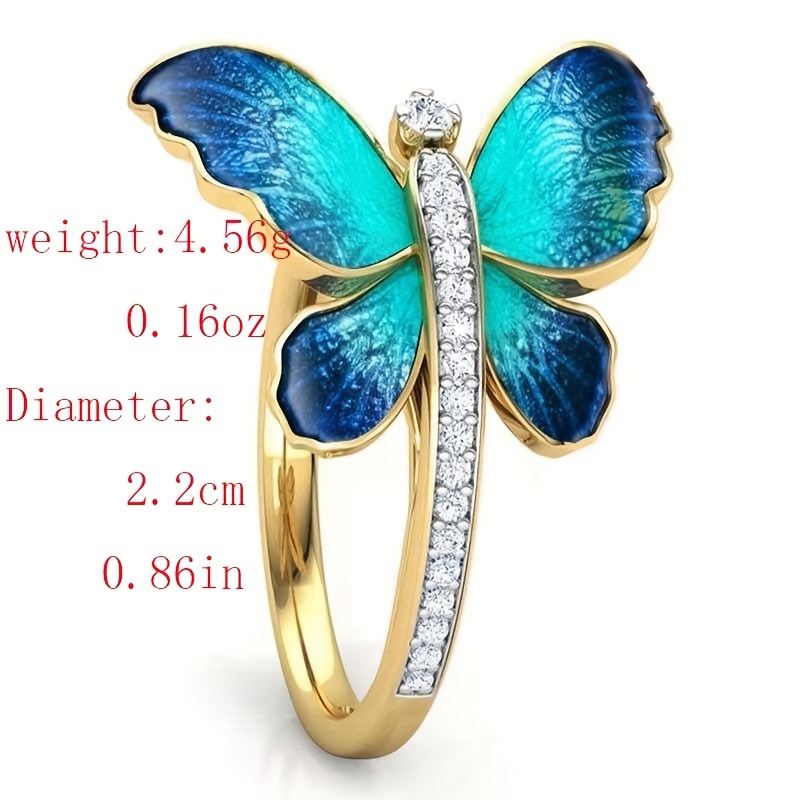 Creative Butterfly Ring Insect Personality Ring