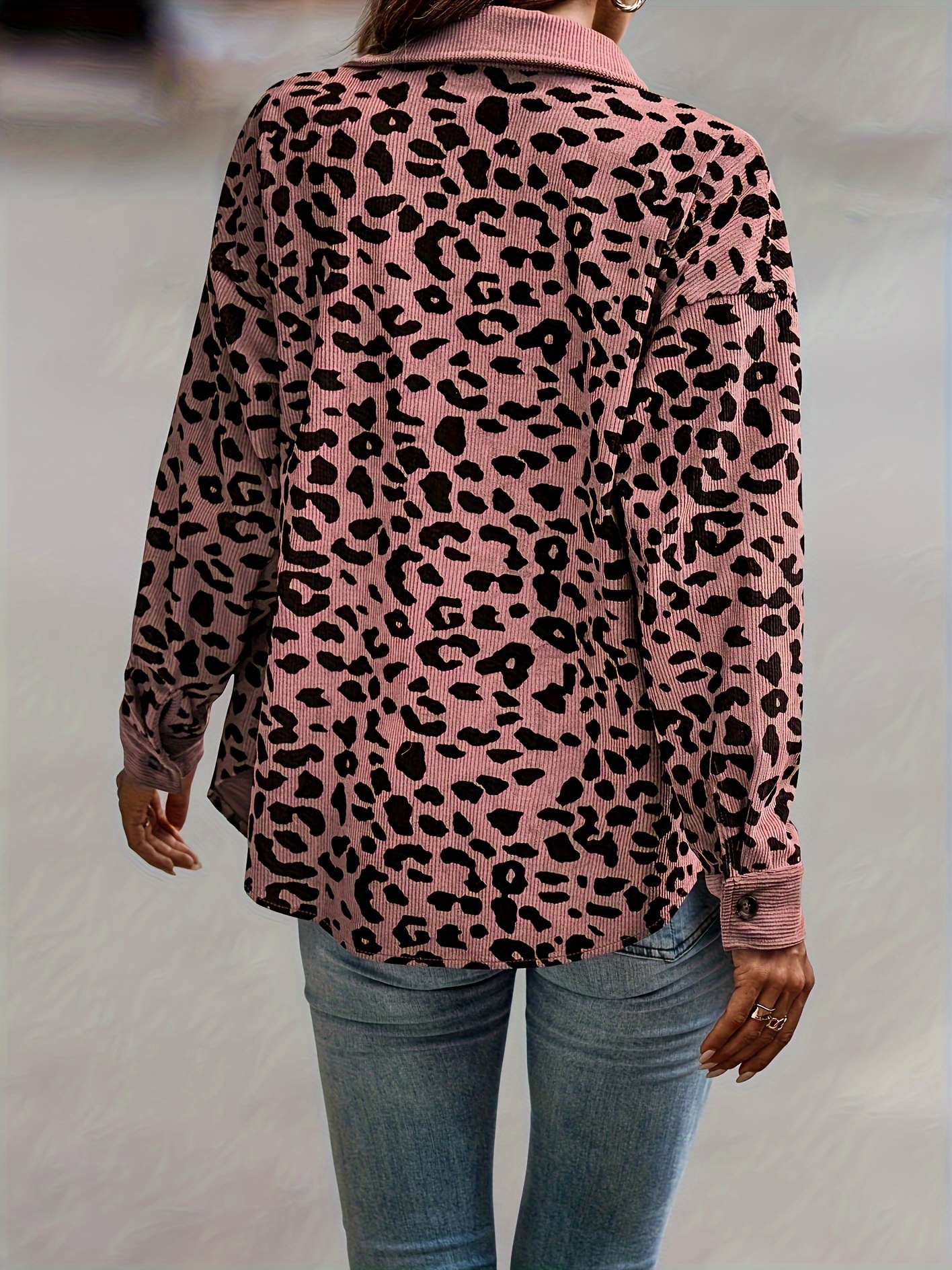 Plus size clearance leopard print jacket