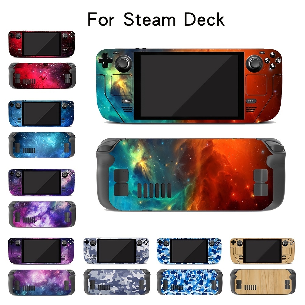 Protective Sticker Vinyl Skin For Steam Deck Console Full Set