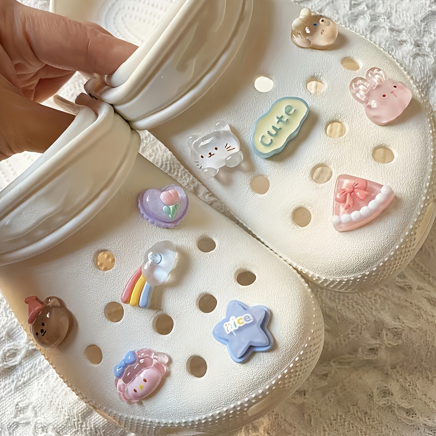 Rainbow Friends Shoe Charms Decorations for Accessories Kawaii Anime PVC  Croc Jibz Buckle for Supply Birthday Gifts