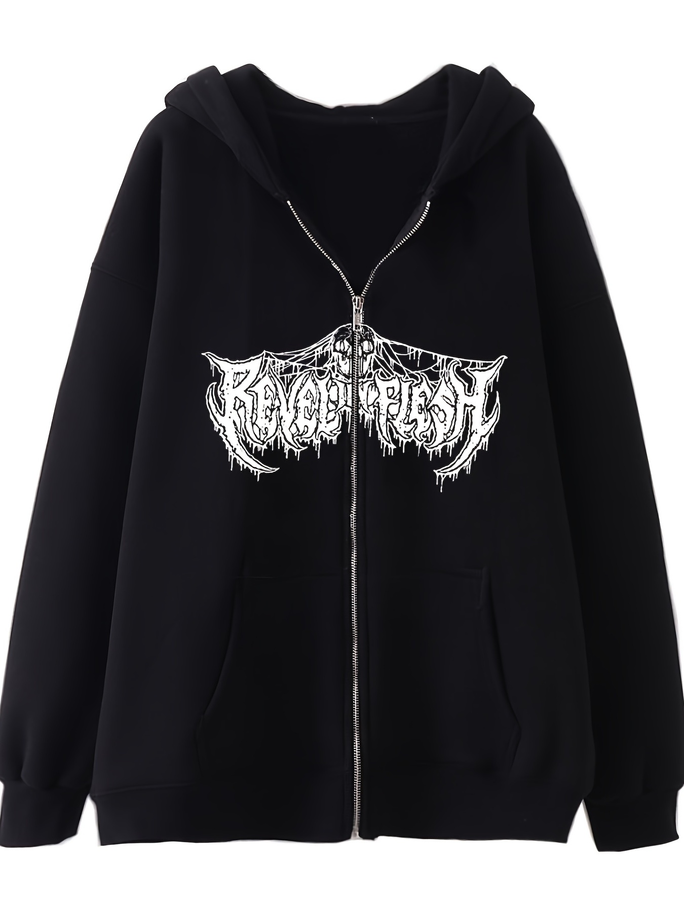 JMETRIE Women Long Hoodie Casual Fashion Sweatshirt with Floral Print Hat  Double Zip Long Women's Coat Autumn Winter Jacket, Black-3, 3X-Large :  : Clothing, Shoes & Accessories