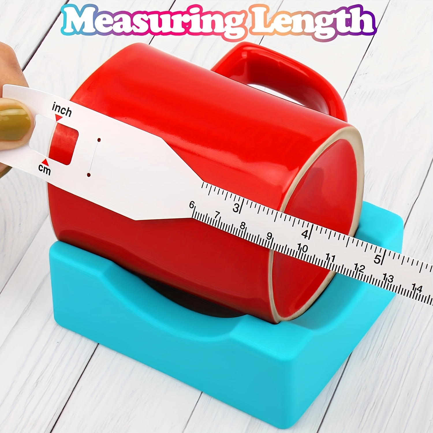 Sublimation Blanks Tumbler Width Measurer Accurately Measure The  Circumference and Length with a Precise Plastic Tape Measure,Used in Heat  Press or