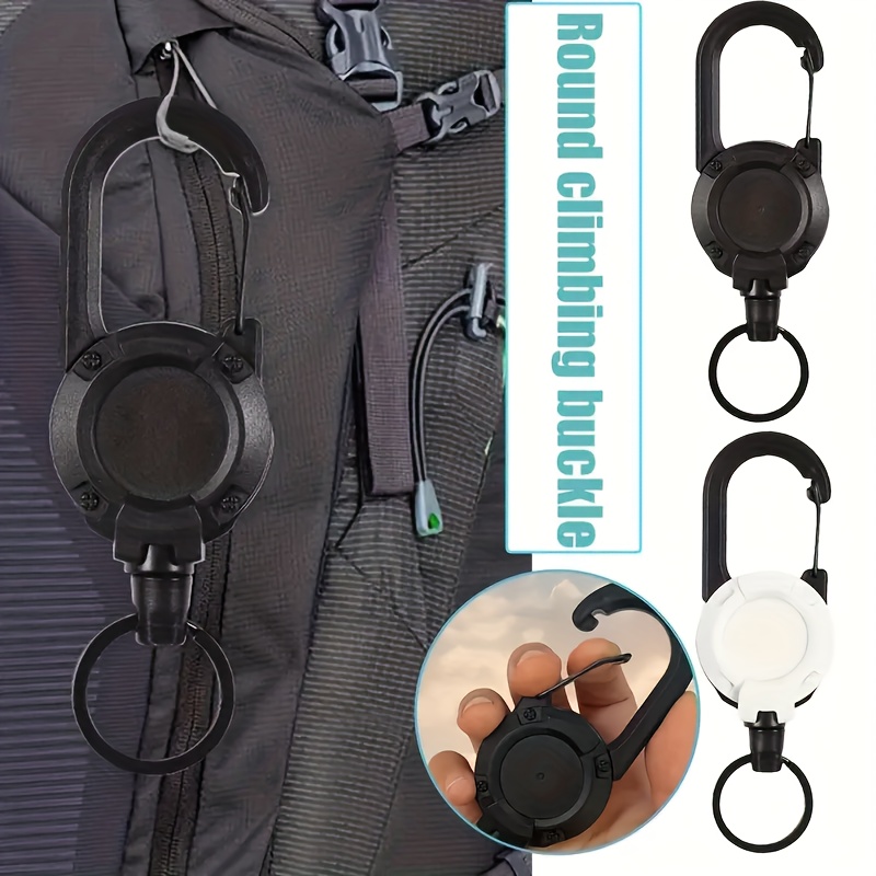 Retractable Key Ring Multifunctional Key Chain Buckle Telescopic