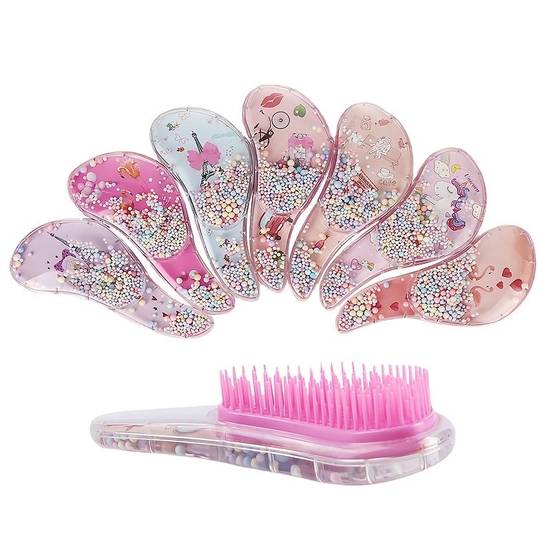 1 Pc Anti Knot Massage Hair Comb Cartoon Children Hair Comb Cute Plastic  Hairdressing Comb | Today's Best Daily Deals | Temu