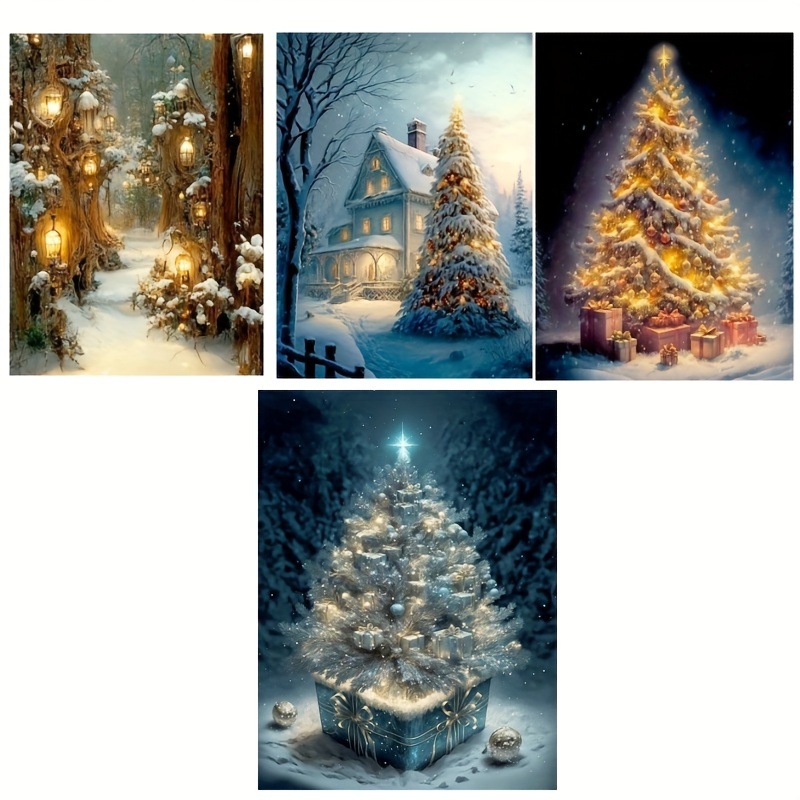 5d Diy Diamonds Painting Set Adults Beginners Christmas - Temu