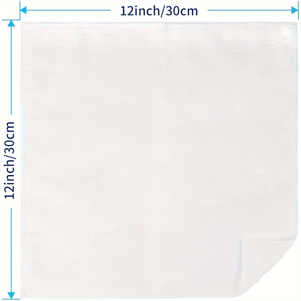 Paquete de 6 paños de limpieza de microfibra, trapos de limpieza