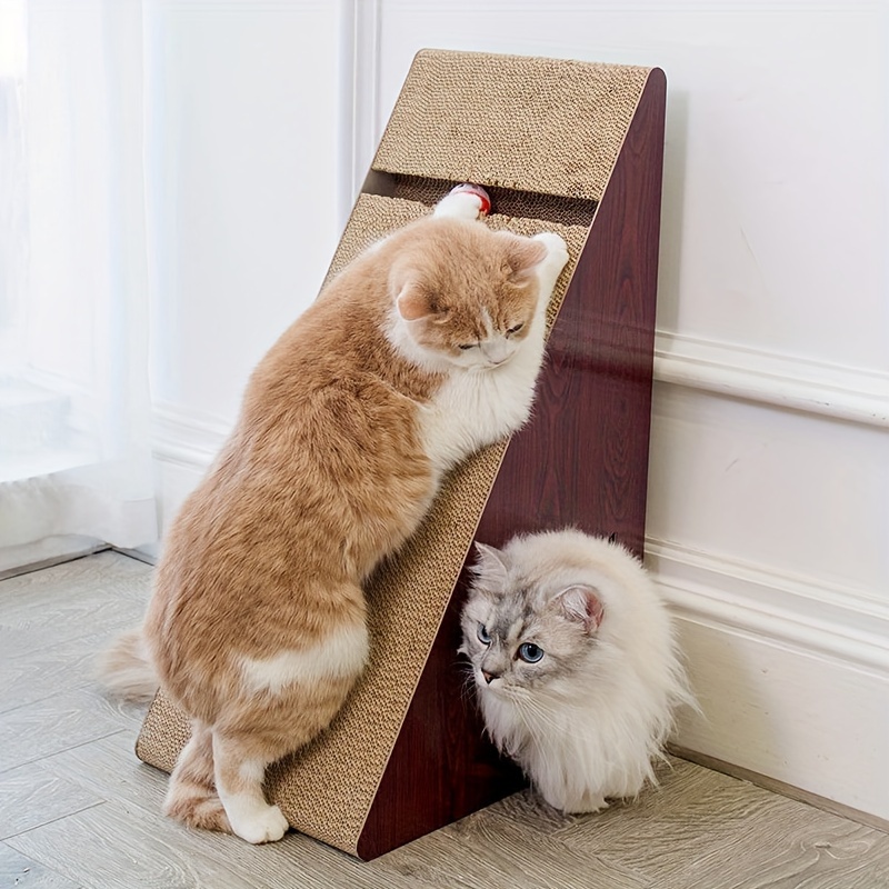 Triangle cardboard hotsell cat scratcher