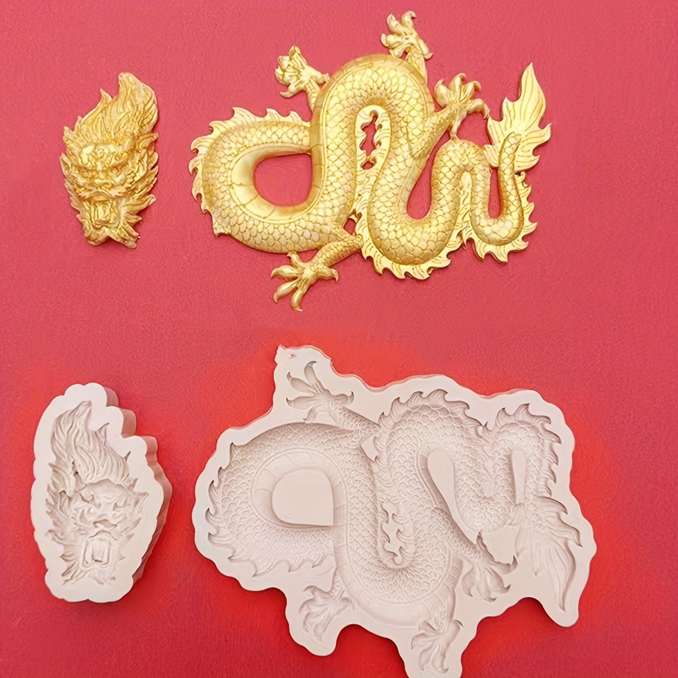 3d Dragon Chocolate Mold Perfect For Diy Cake Decorating And - Temu