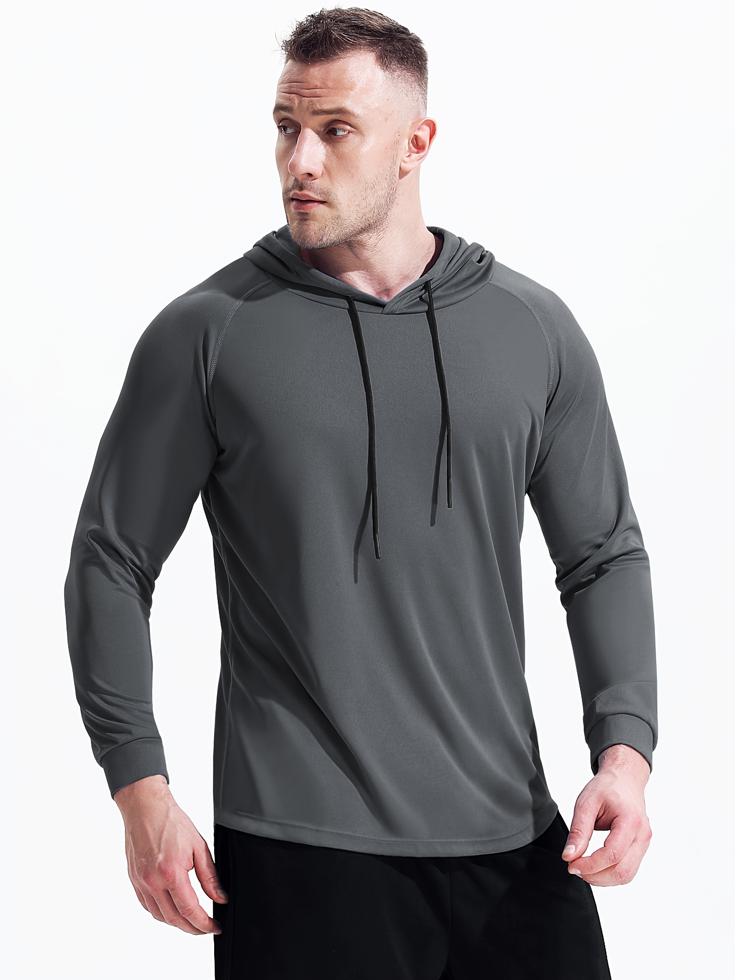 Mens Zip Up Hoodie Muscle Fit T Shirts Jacket For Gym, Running, And  Training Long Sleeve Sports Clothing With Hooded Sweatshirt 221202 From  Luo03, $19.35