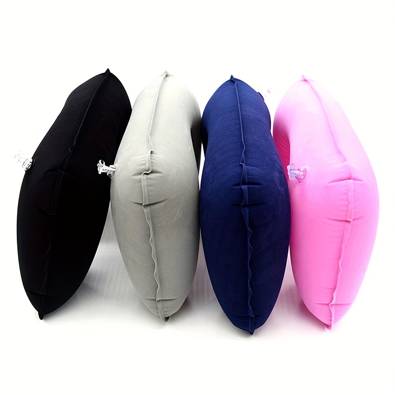 Almohada inflable de viaje, almohada inflable para el cuello de viaje en  forma de U, cojín portátil plegable en forma de U para soporte de cabeza  para el cuello, almohada inflable para