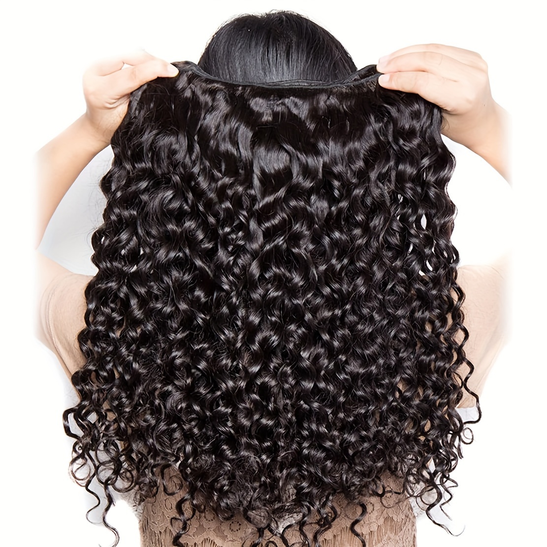 Water Wave Human Hair Bundles 10A Wet and Wavy Bundles Human Hair Brazilian  Virgin Deep Curly Wave Bundles Human Hair for Black Women 24 26 28 Inch