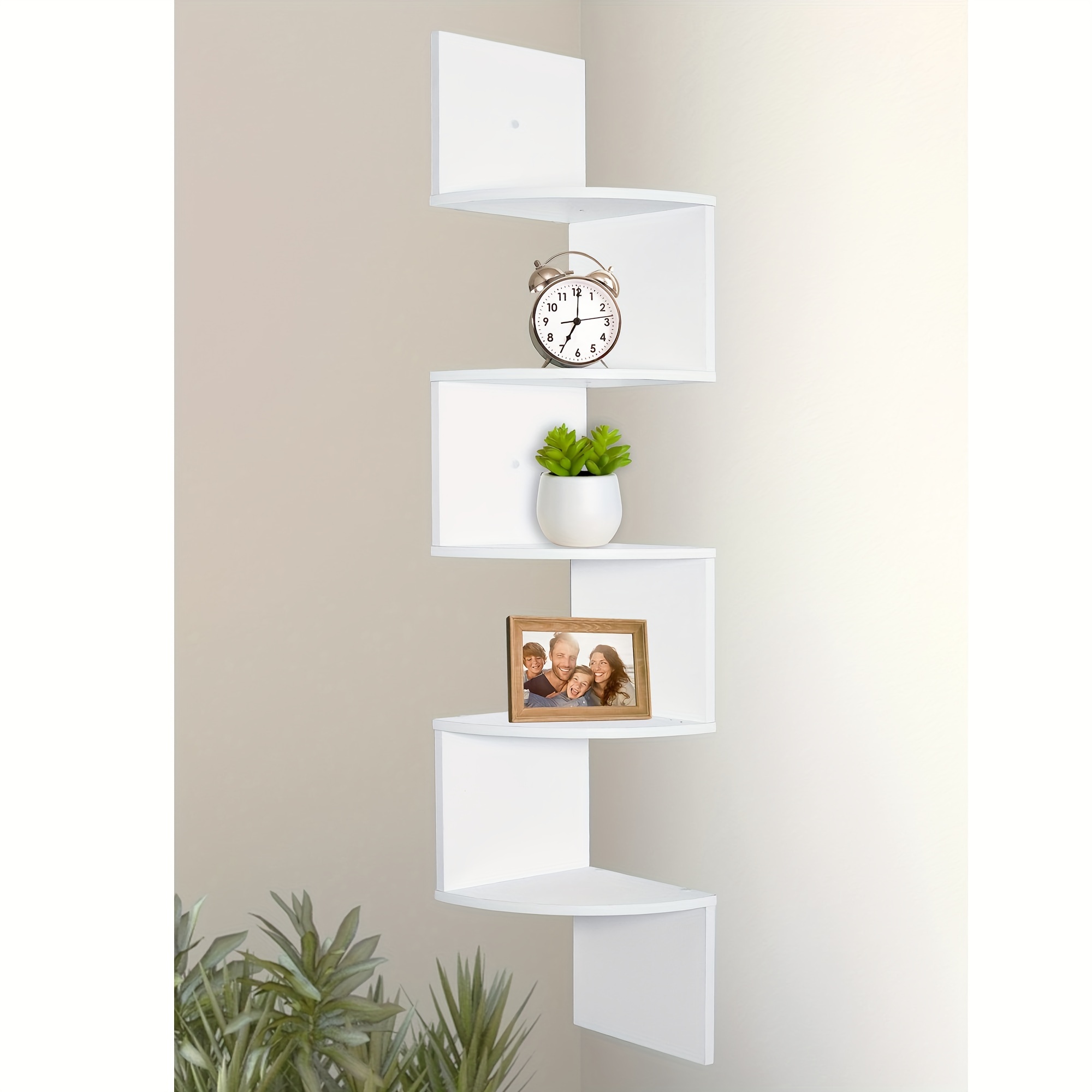 1pc Wall Mounted Storage Shelf, Corner Shelf For Holding Boxes, Flower  Pots, Candles & Other Decorations To Save Space In Bedroom, Living Room,  Home, Dormitory. Ideal Organizer For Room Decoration