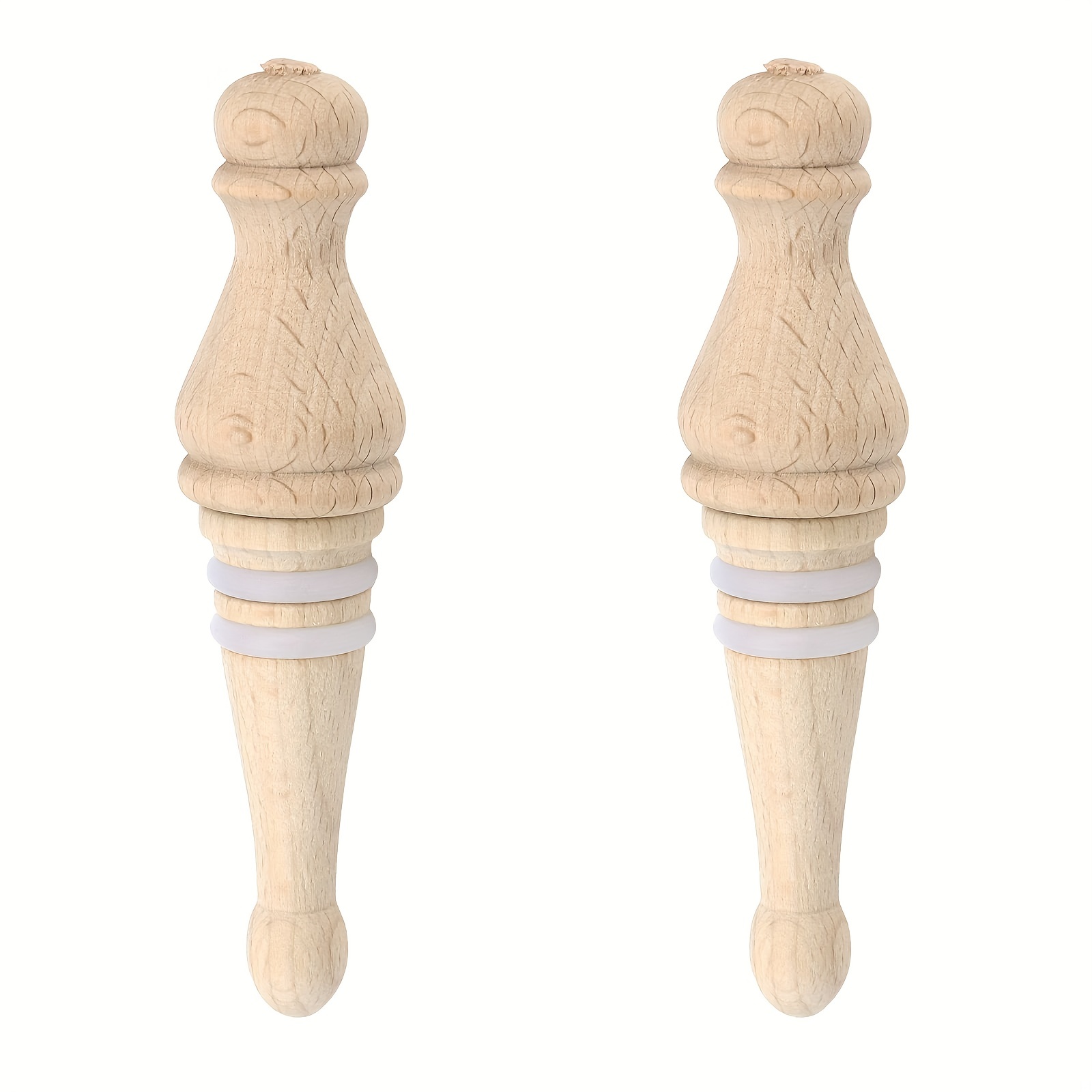 Solid Wood Wine Stopper Beverage Bottle Stopper Preservation