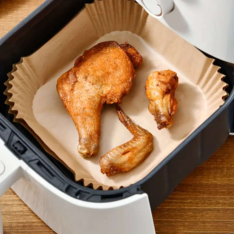 Disposable Air Fryer Liners (bottom ) Square Paper Air Fryer - Temu