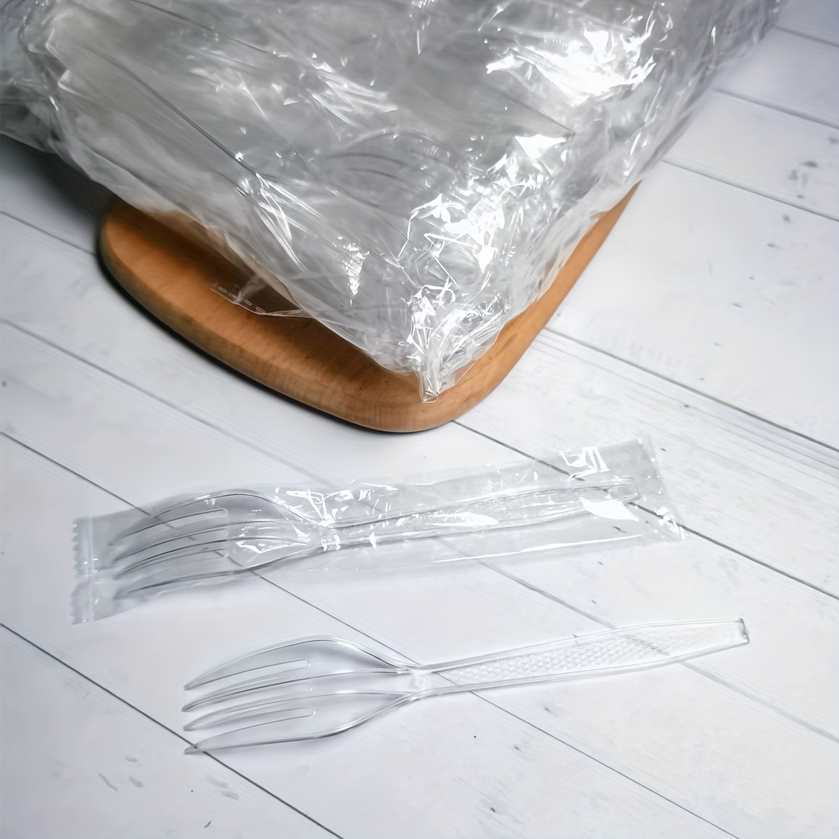 50 Pack Black Heavy Duty Plastic Utensil Set, Premium Disposable Sleek  Cutlery Flatware in 2023