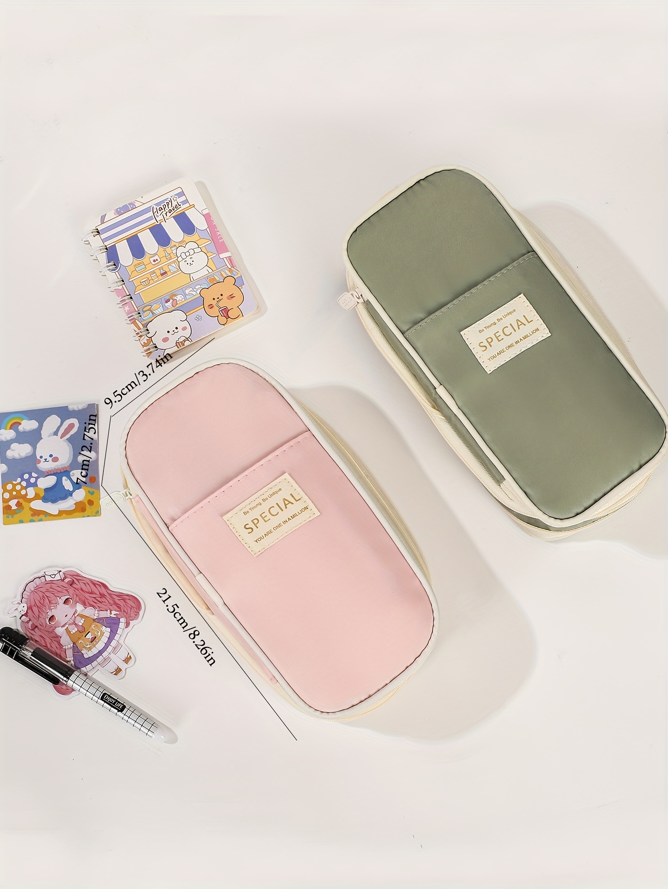 Korean Japanese Girly Pencil Case Inspired By Japanese Culture – Aestheticer