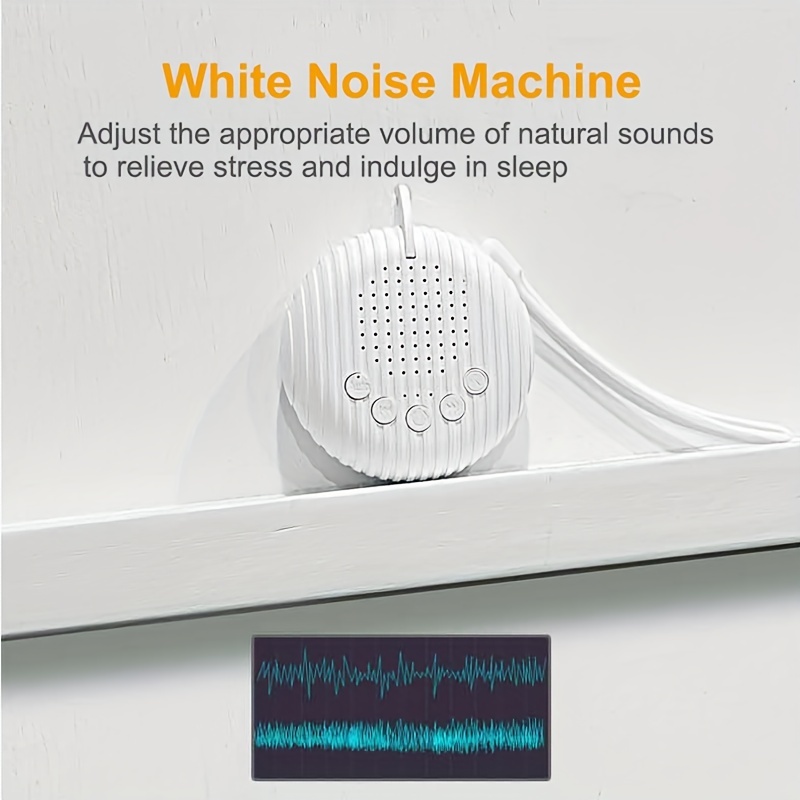 Machine à bruit blanc de thérapie de sons apaisants de Nature pour la  Relaxation de sommeil adulte de bébé USB Rechargeable