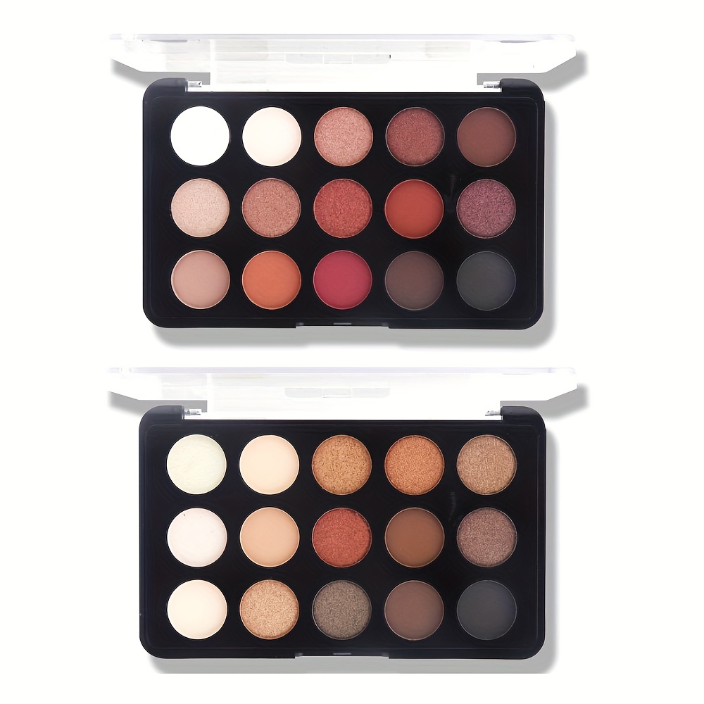 15-Color Eyeshadow Palette Matte Shimmer Finish Enhance Eye Makeup