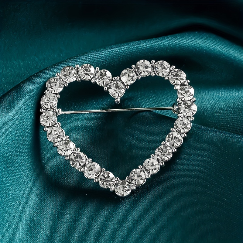 Heart hot sale shaped brooch