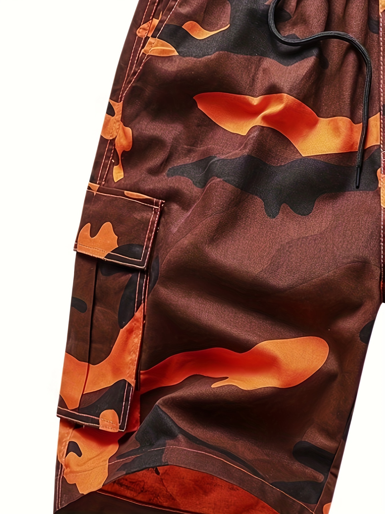 Orange camo best sale shorts mens