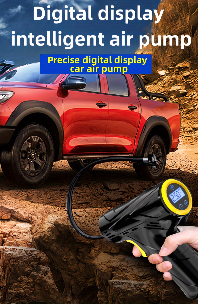 Portable Air Compressor Electric Wireless Portable Tire Inflator
