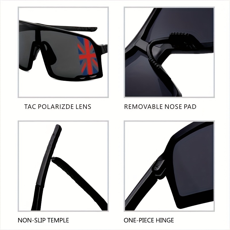 Men's One lens Sports Bicycle Glasses Unisex Tac Multicolour - Temu Mexico
