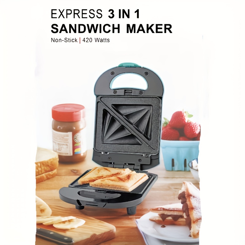 Sandwich Maker Grilled Sandwich And Panini Maker Pan With - Temu