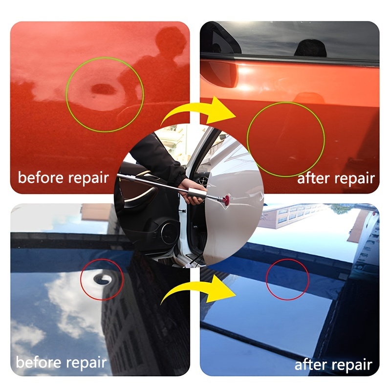 CAVEGER Car Dent Puller Kit Dent Removal Kit,32pcs Car Dent Remover,Car Dent Repair Kit,Paintless Dent Repair Kit,Dent Remover Tool for Car,Body Repair Dent