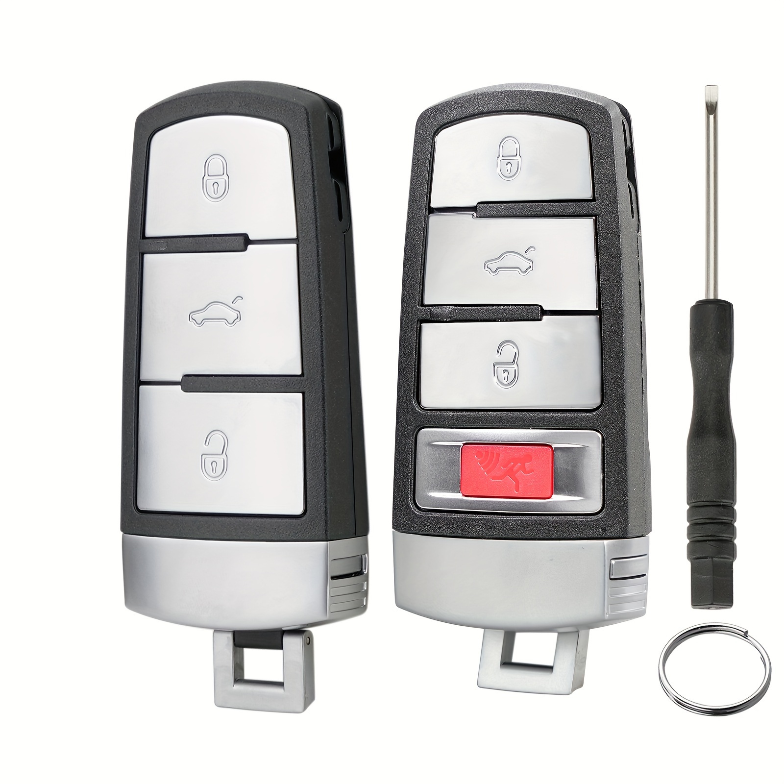 Key Cover Gehäuse Hülle Tasche Schlüssel für VW Passat 3C B6 B7 CC