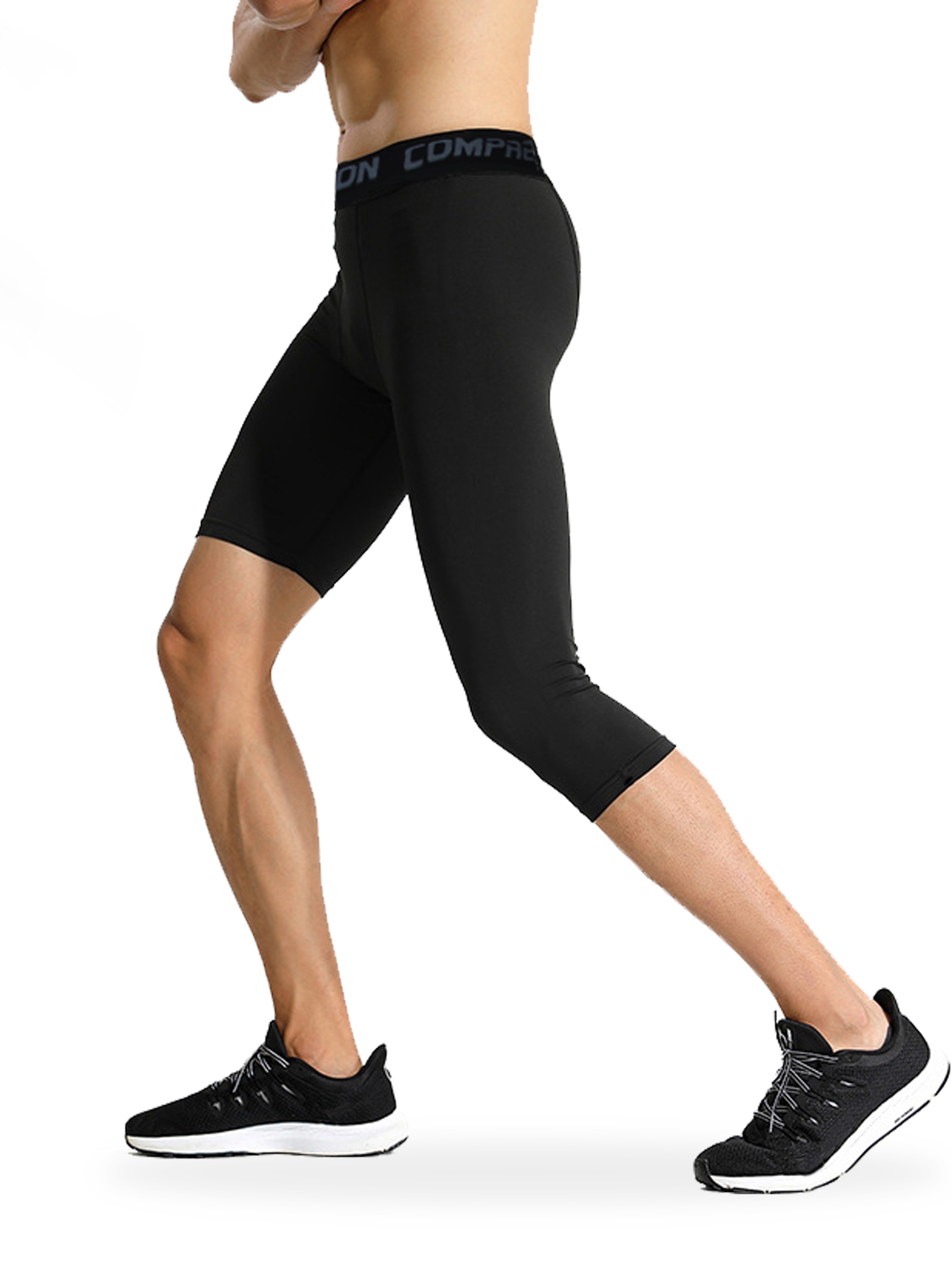 Men Base Layer Exercise Trousers Compression Running Football Leg
