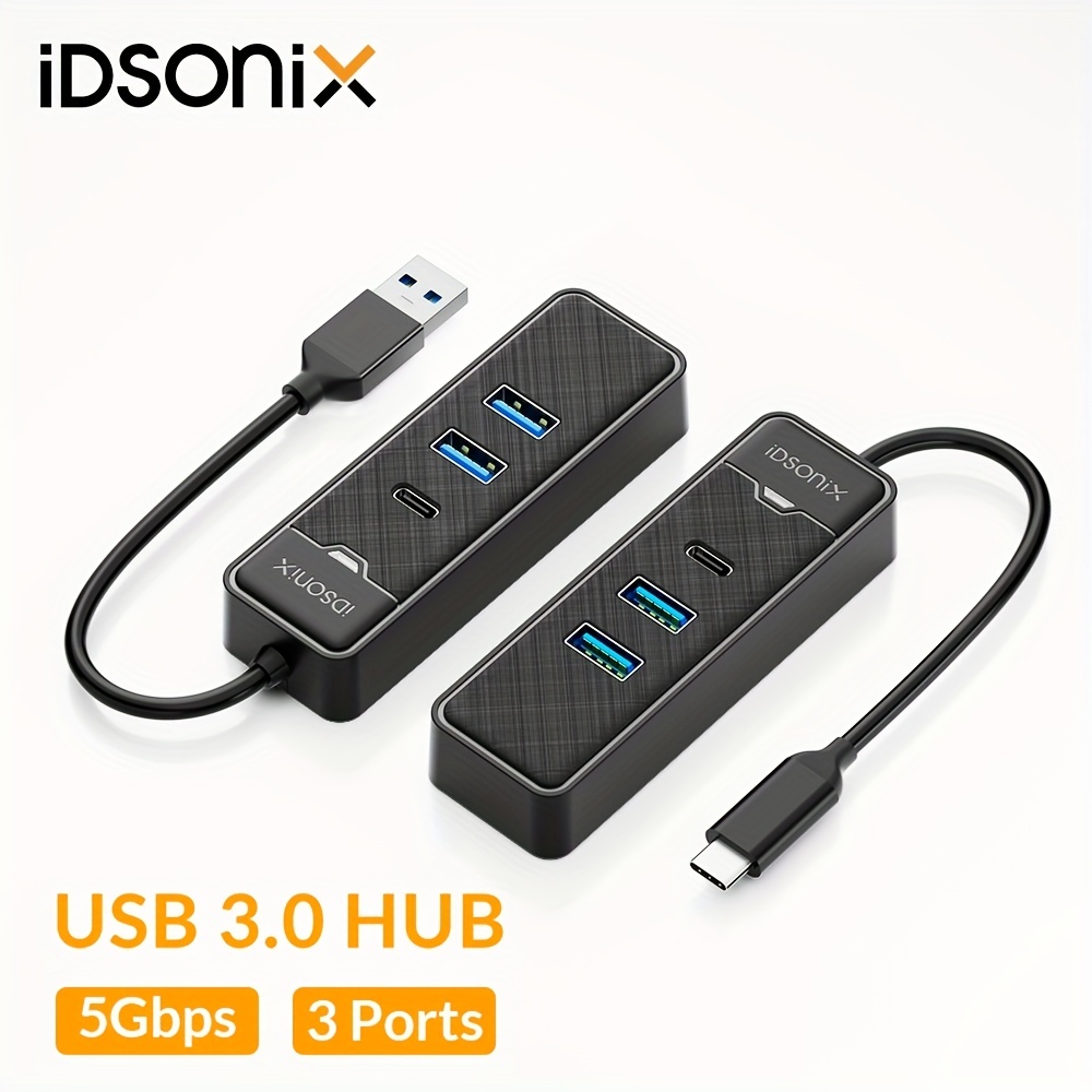 3-Port USB 3.0 Hub 5Gbps High Speed USB HUB for PC Laptop Macbook