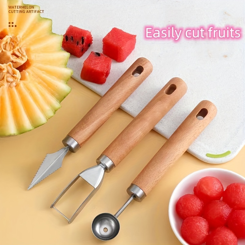 Stainless Steel Fruit Scooper To Cut Watermelon Artifact Fruit