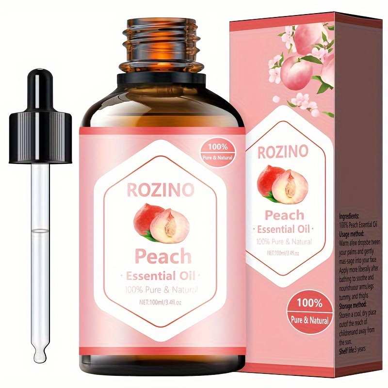 Peach Essential oil - 100% Pure Aromatherapy Grade Essential oil by Na –  Nature's Note Organics