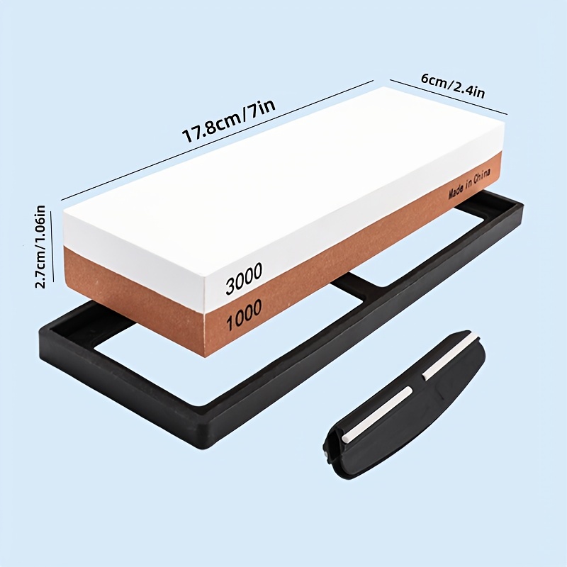 1pc 家庭用砥石 砥石ナイフ砥石キット 2 サイドグリット 1000