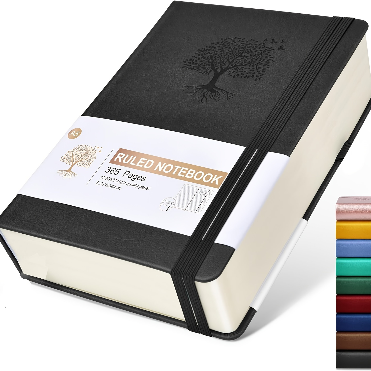 Blank Notebook Hardcover Sketchbook Unlined Notebook 100gsm - Temu