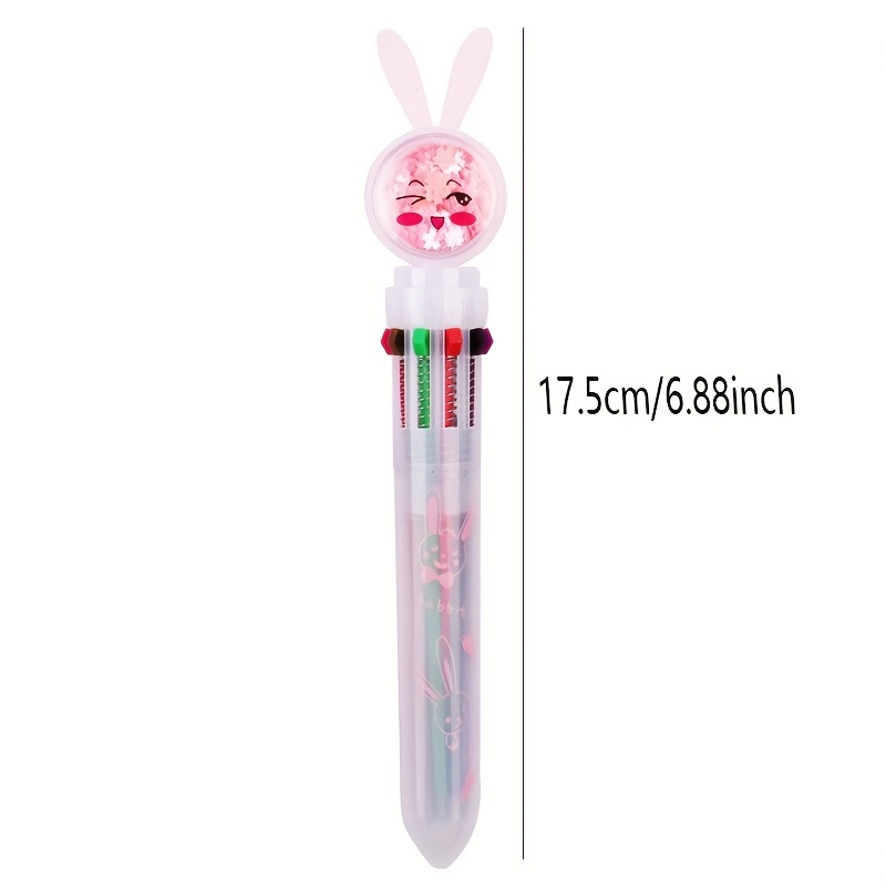 Cute Rabbit Girls Retractable Ballpoint Pen For Girls Women - Temu