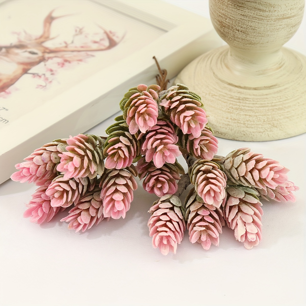 4 Bunches Pineapple Grass , Home Decoration, Wedding Holding , Plant Background Wall, Wreath Accessory Materials, Christmas Tree Decoration