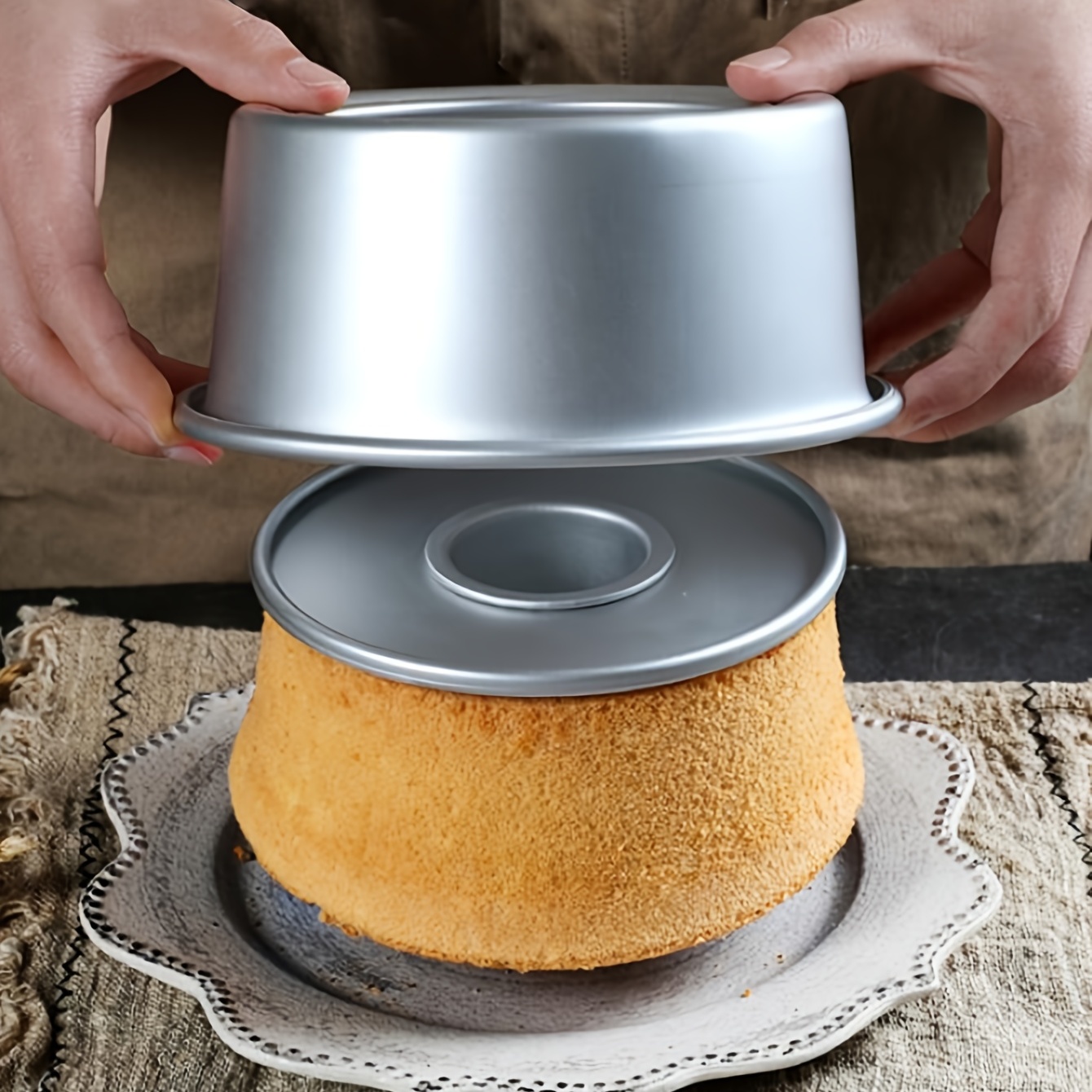 Fluted Tube Cake Pan Loose Bottom Aluminum Baking Cake Mold - Temu