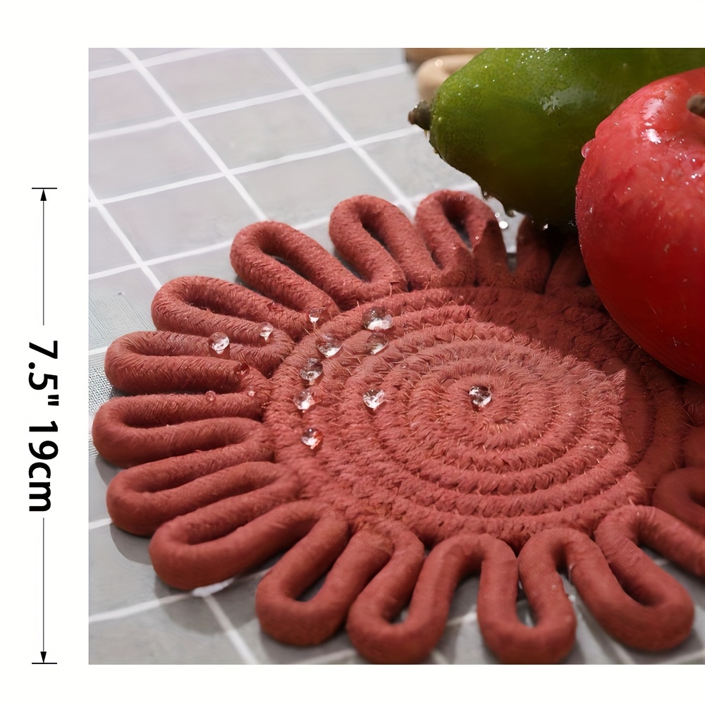 Confezione Da 3 Presine Multifunzionali Per Tovagliette Per Sottopentola Da  Cucina, Set Di Filo Intrecciato Per Piatti Caldi, Pentole E Padelle Calde,  Diametro 17,8 Cm - Casa E Cucina - Temu Italy