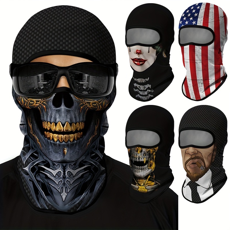 Hat Headwear Windproof Outdoor Motorcycle Riding Hat Mask - Temu