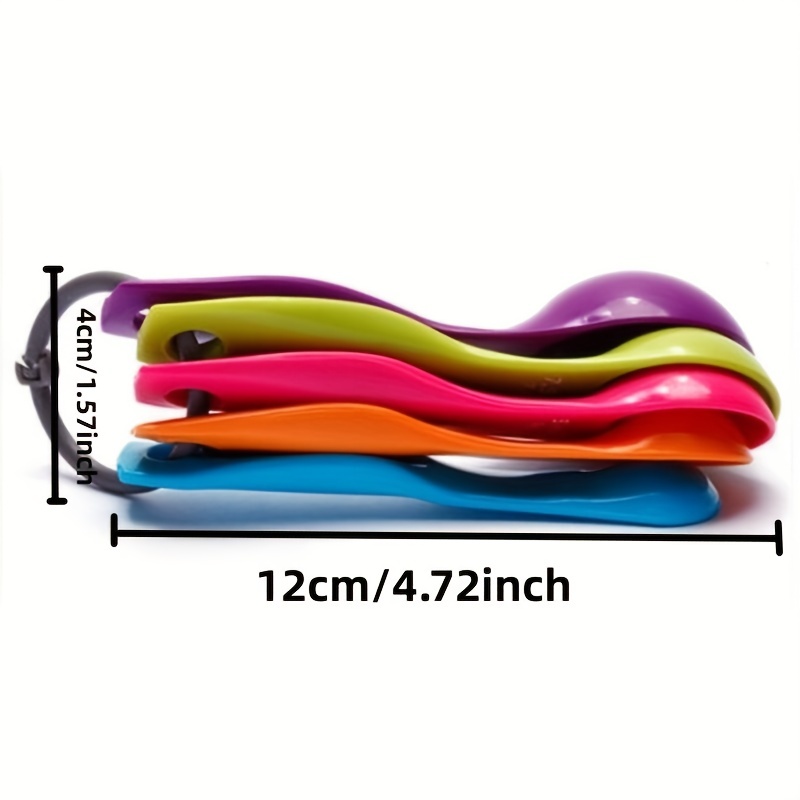 Cuchara medidora de color plástico de 5 piezas con escala, juego de cuchara  medidora YONGSHENG 9024715283115