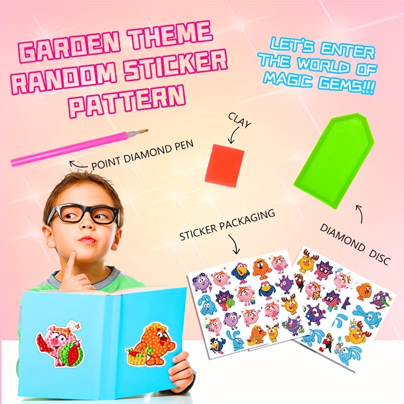 Diamond Painting Kits For Kids, Mosaic Stickers. Art Kits For Kids