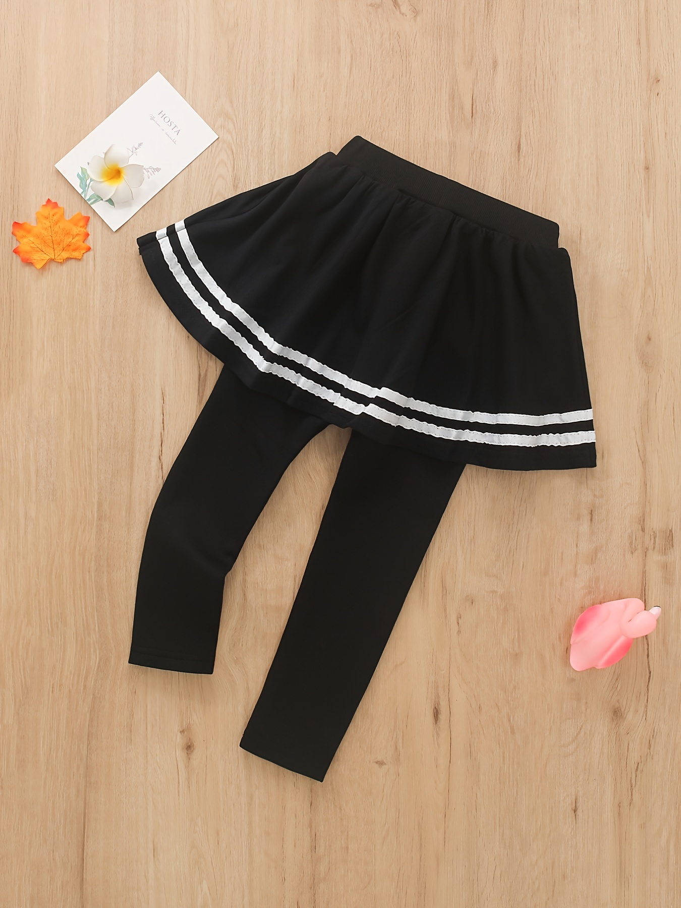 Striped skirt outlet leggings