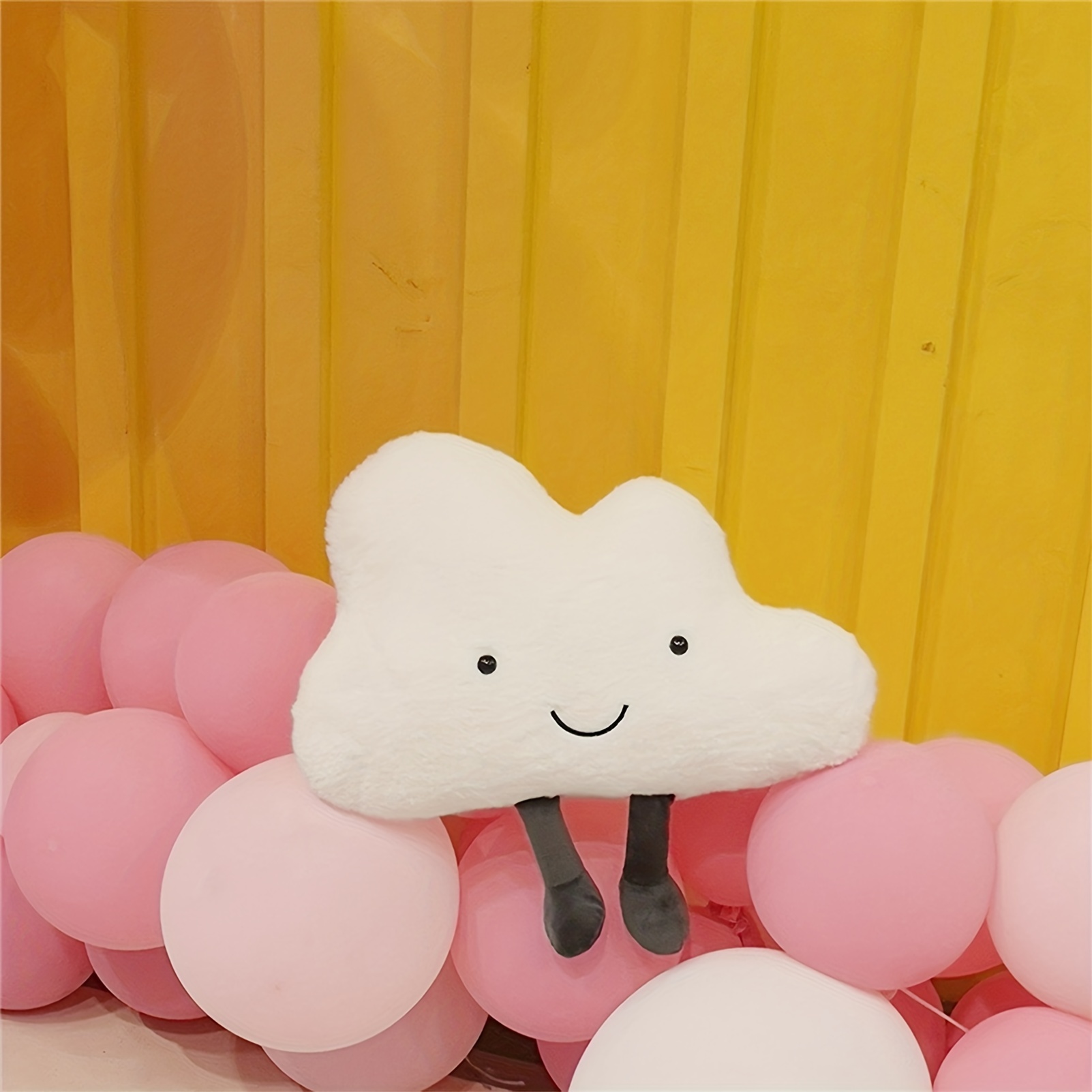 Kawaii Smiling Cloud Plush