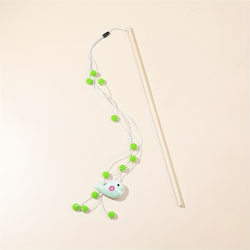 Cat Toy Fish On A Stick - Temu