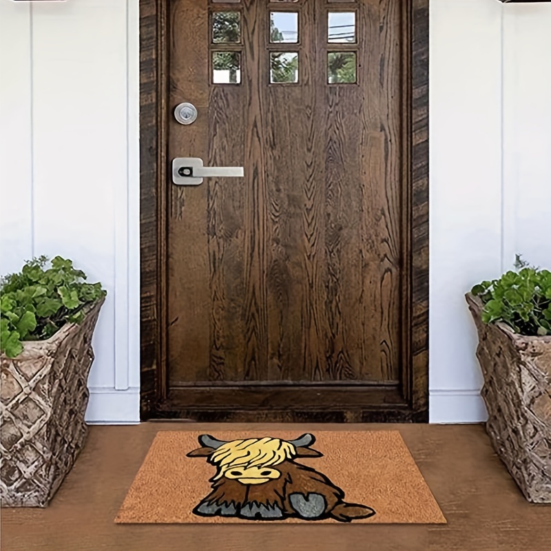Welcome Door Mat Non slip Funny Dog Front Door Outdoor - Temu