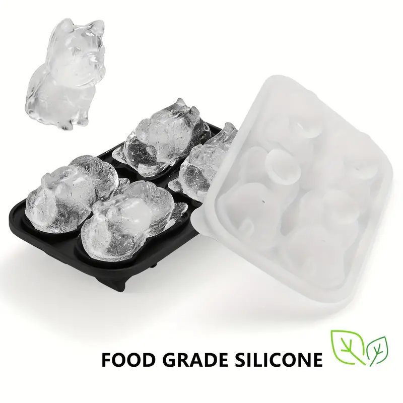 Ice Cube Mold, Silicone Fun Shapes Ice Cube Tray, Multifunctional