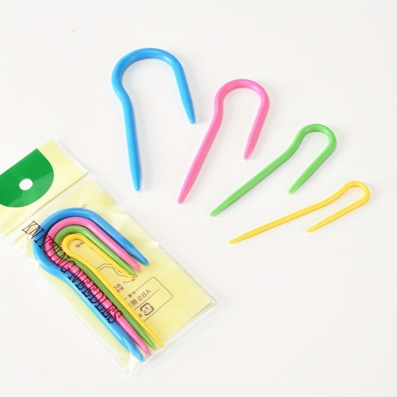 Plastic U shaped Cable Needles Suitable For Sweater Hat - Temu